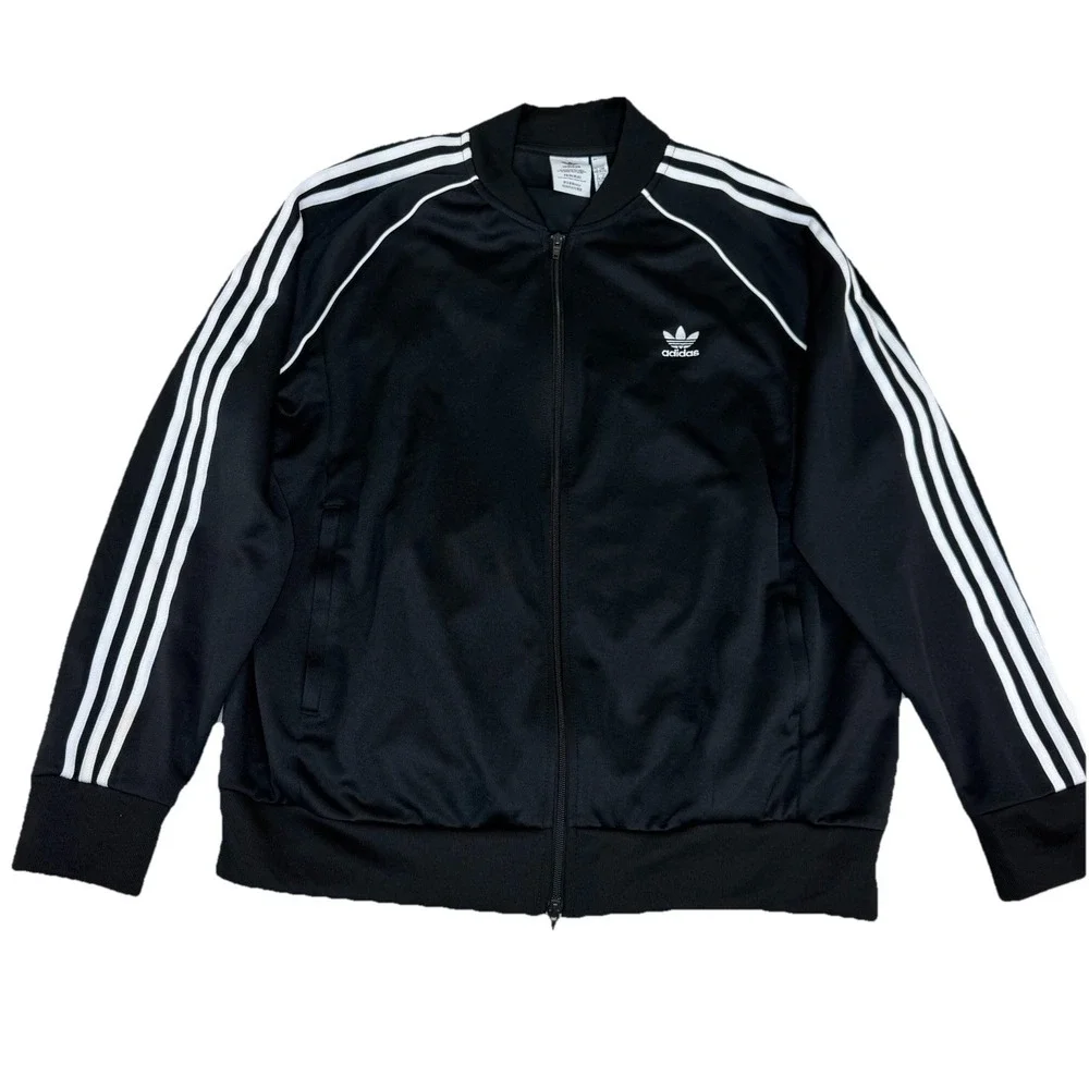 Adidas‎ Originals SST Primeblue Men's 2XL Track Jacket Black White GF0198